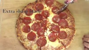 Stainless Steel Pizza Cutter Wheel - Heavy-Duty Pie Slicer for Baking Essentials Perfect for Cutting Pizza Pies