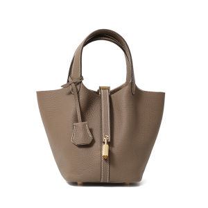 กระเป๋าหนังวัวหนังสัตว์แท้สำหรับผู้หญิงตะกร้าผักกระเป๋าถือทรงถังหลากหลายใหม่2025สำหรับผู้หญิงกระเป๋าไฮเอนด์สำหรับกระเป๋าถือกระเป๋า