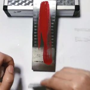 QXD Stainless Steel Scraper Fineness Meter Single Groove Fineness Plate Fineness Gauge 25/50/100/150um