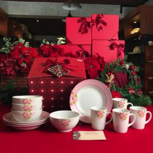 Hampers Piring Makan Keramik Set Isi 12