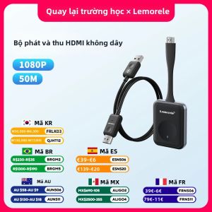 Lemorele | Bộ Thu Phát Không Dây Lemorele 5G 50m Bộ Thu Phát Video 1080P HDMI/USB-C Plug And Play Cho Máy Chiếu Màn Hình Máy Tính HDTV