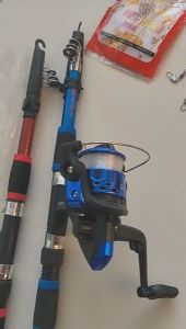 Fishing Rod Full Set 1.8m Hobby Set Combo Set Telescopic Portable Fishing Rod Fishing Rod for Freshwater Kids Fishing