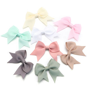 20pcs/lot Colorful Satin Ribbon Bowknot Small Bowknot Gift Bows For Crafts Garment Sewing DIY Hairclip Birthday Party Decoration
