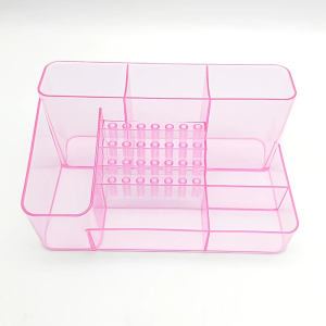 Giá Đỡ Mũi Khoan Móng Tay Bằng Nhựa Trong Suốt 1 Cái Sức Chứa 28 Lỗ Để Bàn Tiết Kiệm Không Gian Thân Thiện Với Môi Trường Dùng Để Đựng Đồ Chăm Sóc Da Và Vật Dụng Linh Tinh