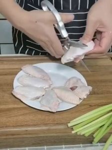 Gunting Stainless Steel Multifungsi Tulang Daging Meat Bone Tajam Dapur Kitchen K-10