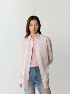ICICLE | Cotton Color Weave Twill Long Sleeve Shirt