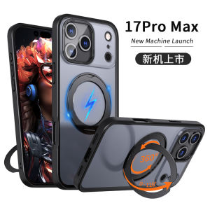 New 360 Degree Rotating Magnetic Absorption Phone Case Compatible with Apple 17/16 pro Protective Cover for iPhone 15 pro 14/13/12/11