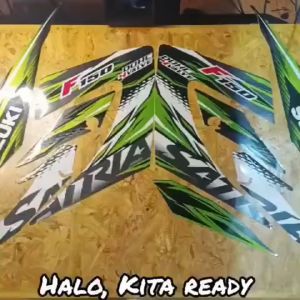 Stiker Striping Standar Satria F150 2013 & List Standar Stiker