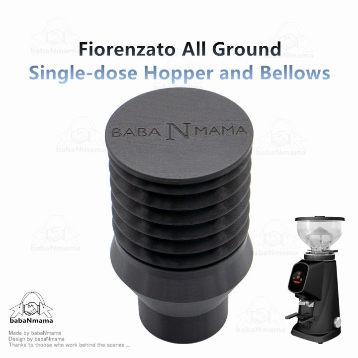 Fiorenzato All Ground Espresso Grinder Singledose Hopper and Bellows