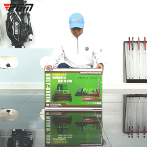 PGM Indoor Golf Putting Trainer Ball Return 3M/3.5M Solid Wood Putter Exercise Golf Practice Putting Equipment