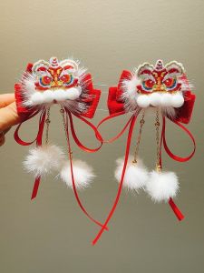 Băng Đô Trang Trí Tóc Trẻ Em Năm Mới Băng Đô Nữ Trẻ Sơ Sinh Búp Bê Phụ Kiện Tóc Cho Bé Gái Trung Quốc Truyền Thống Giáng Sinh