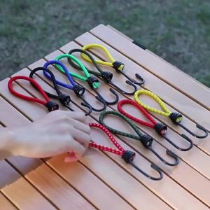 5/10pcs Strong Elastic Rope Hook Outdoor Tent Elastic Rope Hook Multifunction Anti-wind Fixed Tent Hook High Elastic Rope Hook