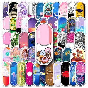 50/100 Capsule World Graffiti Stickers Personalized Cross border Creative Trend Decoration Water Cup Phone Skateboard Stickers