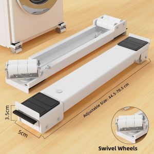 BESSGROUP | Adjustable Invisible Mobile Base for Washing Machine