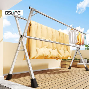 GSlife🔥🔥Heavy Duty Sampayan Clothes rack Hanger Stand Stainless Sampayan Foldable Clothes Drying Rack Laundry Rack For Indoor Outdoor