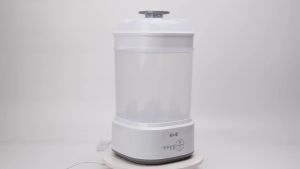 Paus Love Feeding Bottle Sterilizer dengan pengeringan dua-dalam-satu bayi khas wap bersepadu kapasiti besar Sterilizer