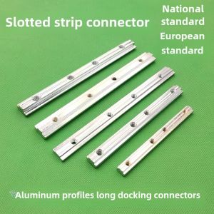 National Standard European Standard Aluminum Profile Parts One-Word Connector Connecting Strip/30/4045 Long Docking Groove Strip Nut