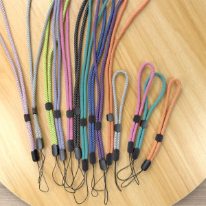 High-End Short Phone Strap Womens Neck Rope USB Drive Lanyard Work ID Badge Keychain Reflective Outdoor Rope  Huawei Bluetooth Earphone Case Strap
