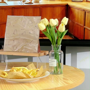 Sayaa Premium Wax Paper 22cm Liners Non-Stick Disposable Parchment Paper Liners For Kitchen Bakeware Uses