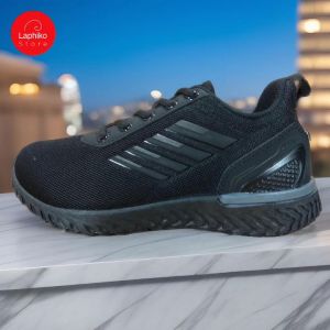 Sepatu sekolah hitam tali Pro ATT TEC 890 35-43