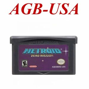 Bandai | Hot GBA/NDS/USA/EUR Version 32-bit Video Game Cartridge Console Card Metroid Series GBA Game Fusion Zero Mission For