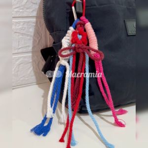 Macrame KEYCHAIN BY Yolanda| Premium |aksesoris tas| gantungan tas Lucu |model lucu
