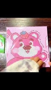 Kuromi DIY Diamond Painting Kids Cute Cartoon Sanrio Melody Toys Handmade Painting with Frame For Kids 钻石画