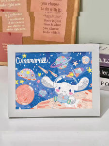 ลูกอมเพชรสติกเกอร์ Diy Craft ชุดเด็กทําด้วยมือของขวัญวันเกิดอนุบาลอุปกรณ์วางภาพ Decals Gummy Dog