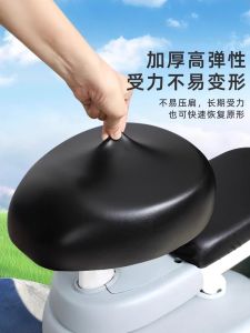 Universal Electric Vehicle Seat Cushion Cover Waterproof Sunscreen Heat Insulation Motorcycle Aftermarket Accessories PU Leather