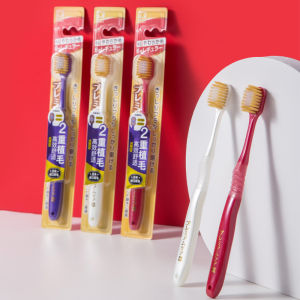 Ultra-Fine Soft Bristles Wide Head Toothbrush Double Planting 48 Holes Cleaning Anti-Cavity Gum Protection for Adults Home Use