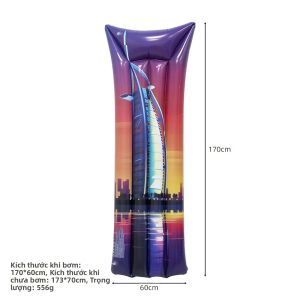 Phao Bơi Hình Tranh Nghệ Thuật Đêm Đầy Sao Wonflex Phao Nổi Lớn Mềm Mại Cho Mùa Hè Tiệc Bãi Biển Người Lớn Thảm Nổi