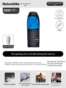 NatureHike | Túi Ngủ Chống Lạnh Dày Nhẹ Tiện Lợi