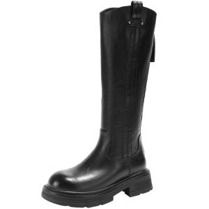 Josiny | Trendy Slim Fitting Womens Thigh High Boots