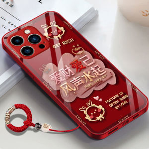 Ốp lưng cho iPhone 15 Pro Max 14Promax 12Pro 13Pro kính bảo vệ ống kính khung mềm [Love Myself & Be Rich] iPhone 16Promax 2025Newyearwish