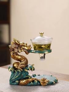 Heat-resistant Glass Semi-automatic Teapot Infuser