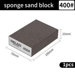 6Pcs/Set Washable Sanding Sponges 36 - 600# Wall Grinding Brush Descaling Clean Sand Wood Metal Derusting Polishing Blocks Brick
