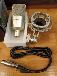 U103 condenser microphone for live streaming n recording for pc