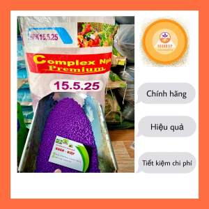 Chiết lẻ từ bao 25kg- Phân bón NPK 15-5-25 tím phì trái cho cây trái túi lẻ 1kg