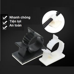 [HCM] 10 cái GỐI ĐỠ DÂY ĐIỆN KẸP DÂY ĐIỆN NẸP DÂY ĐIỆN MIẾNG DÁN CỐ ĐỊNH DÂY ĐIỆN