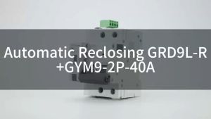 GEYA Din Rail GYM9 1P 2P 3P 4P MCB with Autoreclose Device Automatic Reset Circuit Breaker Smart Home 63A MCB Auto Recloser