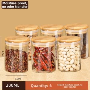 KuaKe | Sealed and Moisture-Proof Glass Spice Container