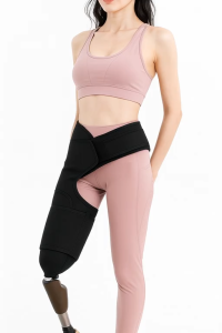 เข็มขัดผ้ารัดขาเทียมระดับเหนือเข่า Silesian belt prosthetic ชนิดห่วง+ตีนตูกแก (โปรดวัดขนาด)
