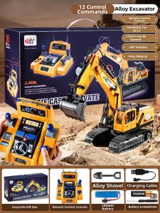 BEI JESS | Large Alloy Remote Control Excavator Toy