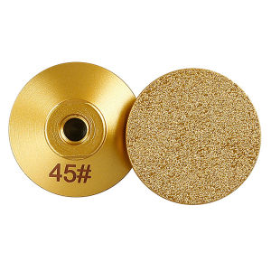 M14/M10 Diamond Brazed Flat Grinding Head 2 inch 50mm Abrasive Polishing Pad Marble Quartz Granite Cobblestone Grind Sharp Tool
