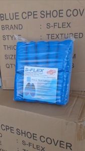 SHOE COVER ถุงคลุมรองเท้าพลาสติกแบบหนา 4.5 แกรม (CPE) 1 แพค 50 คู่