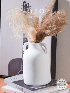 Modern Simplicity Ceramic Flower Vase Decorative Tabletop Ornament Dinner Table Flower Holder JOJOS L. PD.Oxygen