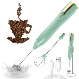 Wireless Electric Milk Frother Whisk Egg Beater USB Rechargeable Handheld Coffee Blender Milk Shaker Mixer Foamer Food Blender