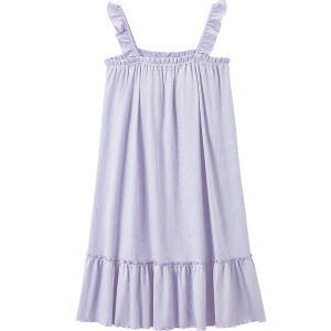 HODO | ชุดนอนผู้หญิง Hodo Sweet Ice Silk เสื้อคลุมแขนกุดบาง ระบายอากาศได้ดี ใส่สบายในฤดูร้อน ชุดนอนสีพื้น