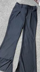 Celana Wanita Cutbray Knit Highwaist Loose Pants Korean Style Premium Model Belah Bawah Terbaru