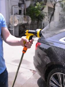 10-50M Garden spray gun 10 Modes Adjustable sprinkler spray mode Home Garden Car Washing Cleaning Water Hose